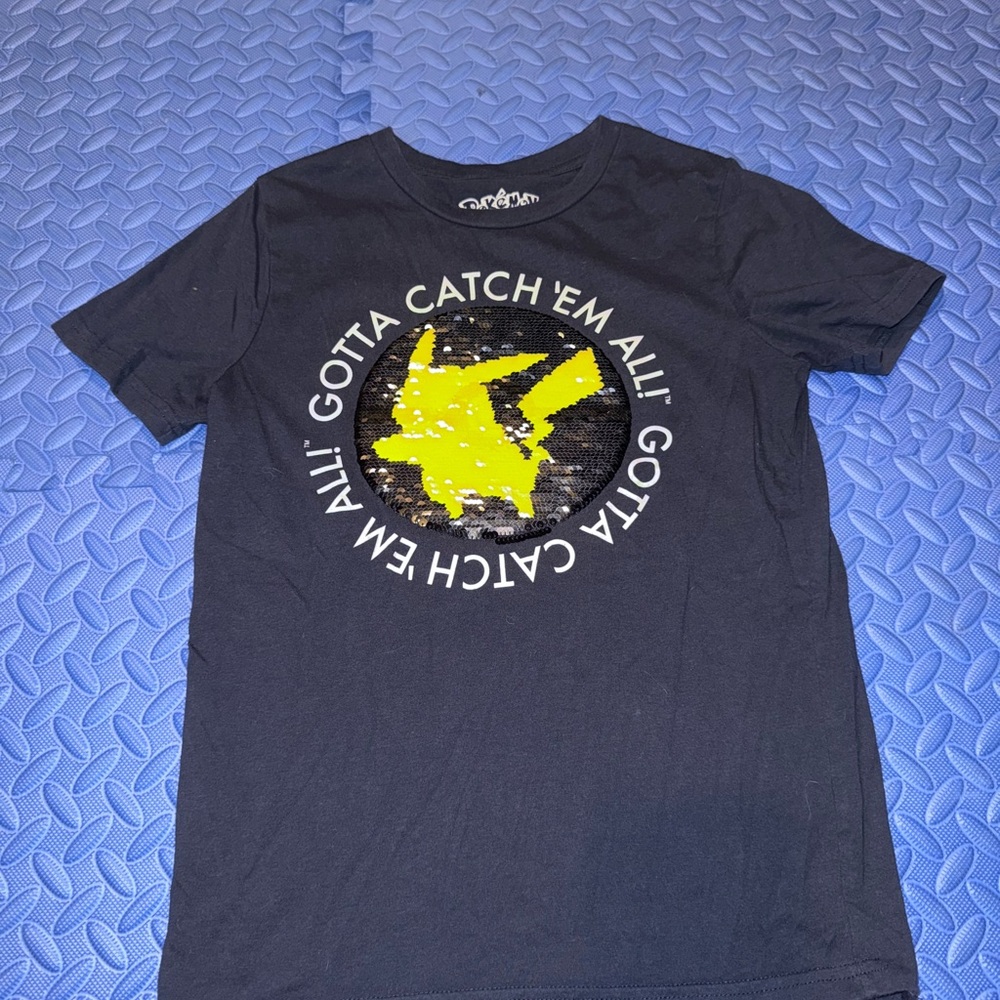 Pokemon Sequin Shirt-Boys